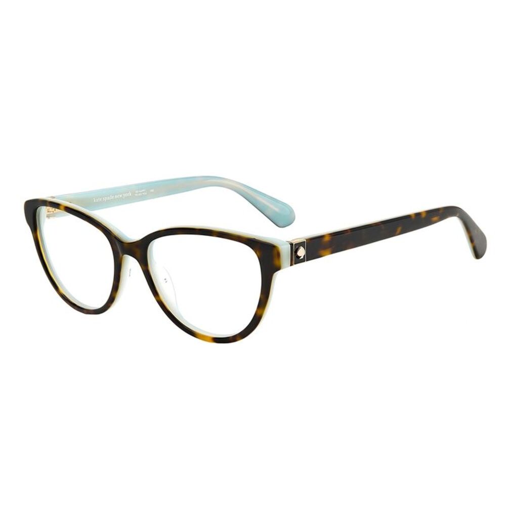 Kate Spade KS Tailynn 086 Havana Plastic Cat-Eye Eyeglasses 52mm